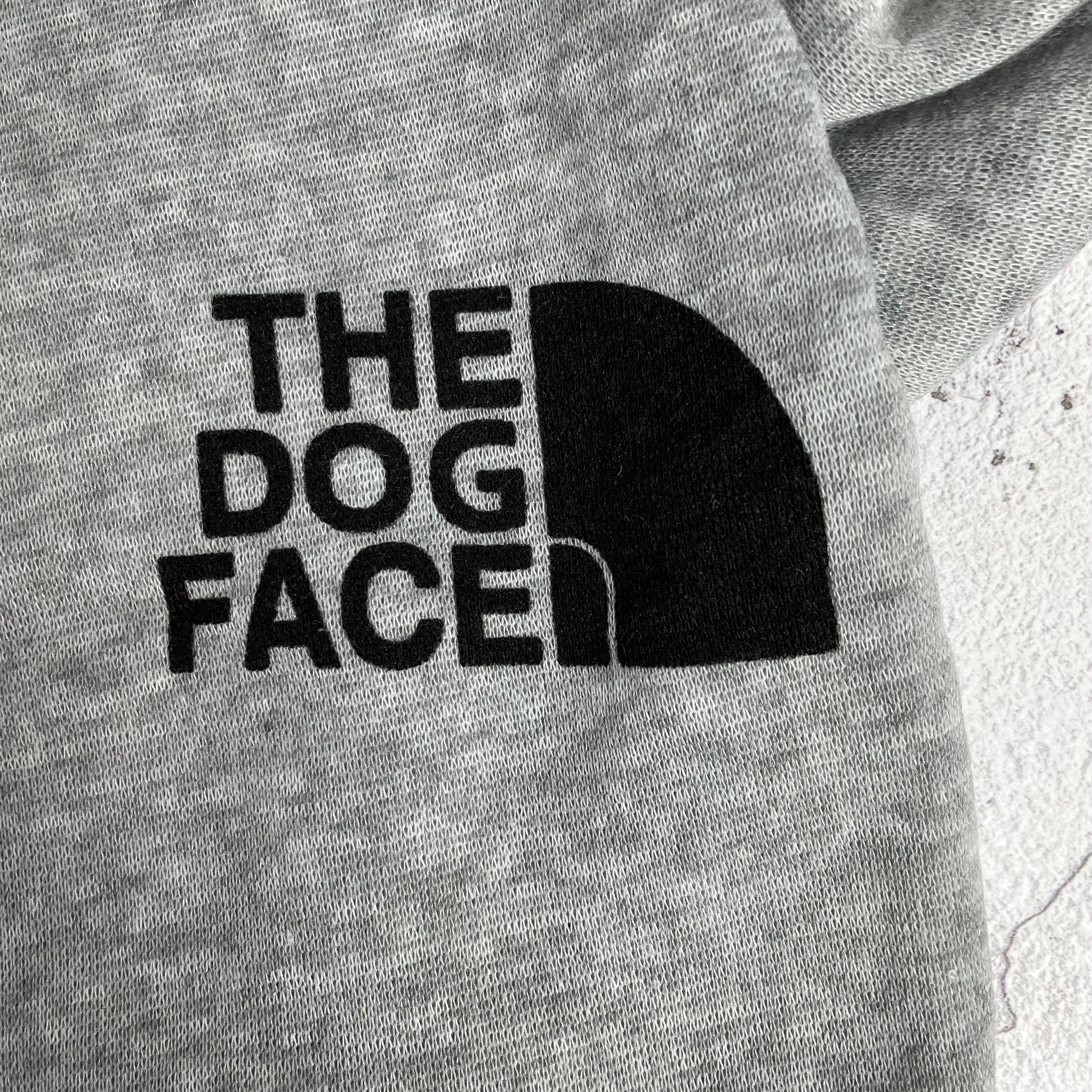 Grey The Dog Face Hoodie