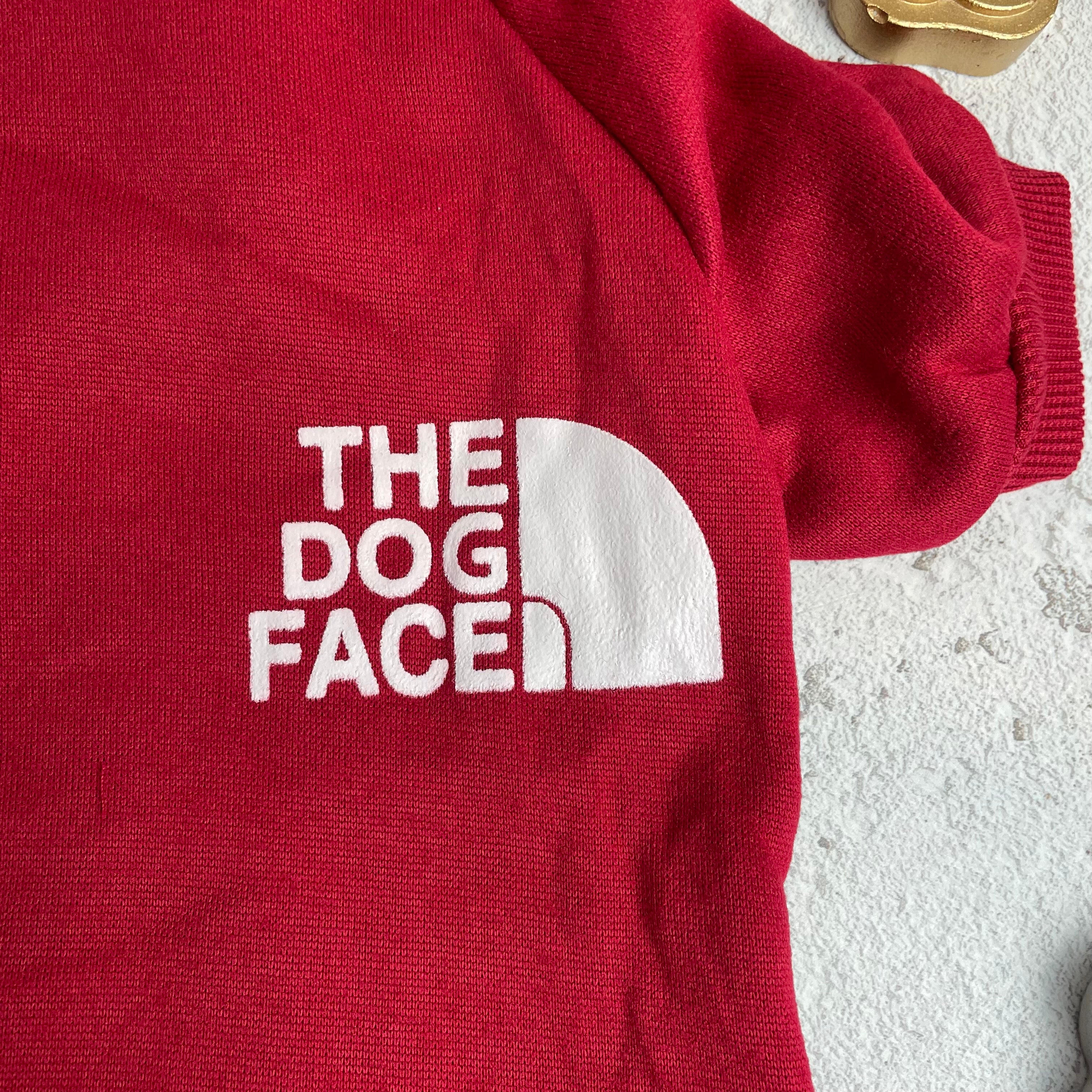 Red The Dog Face Hoodie
